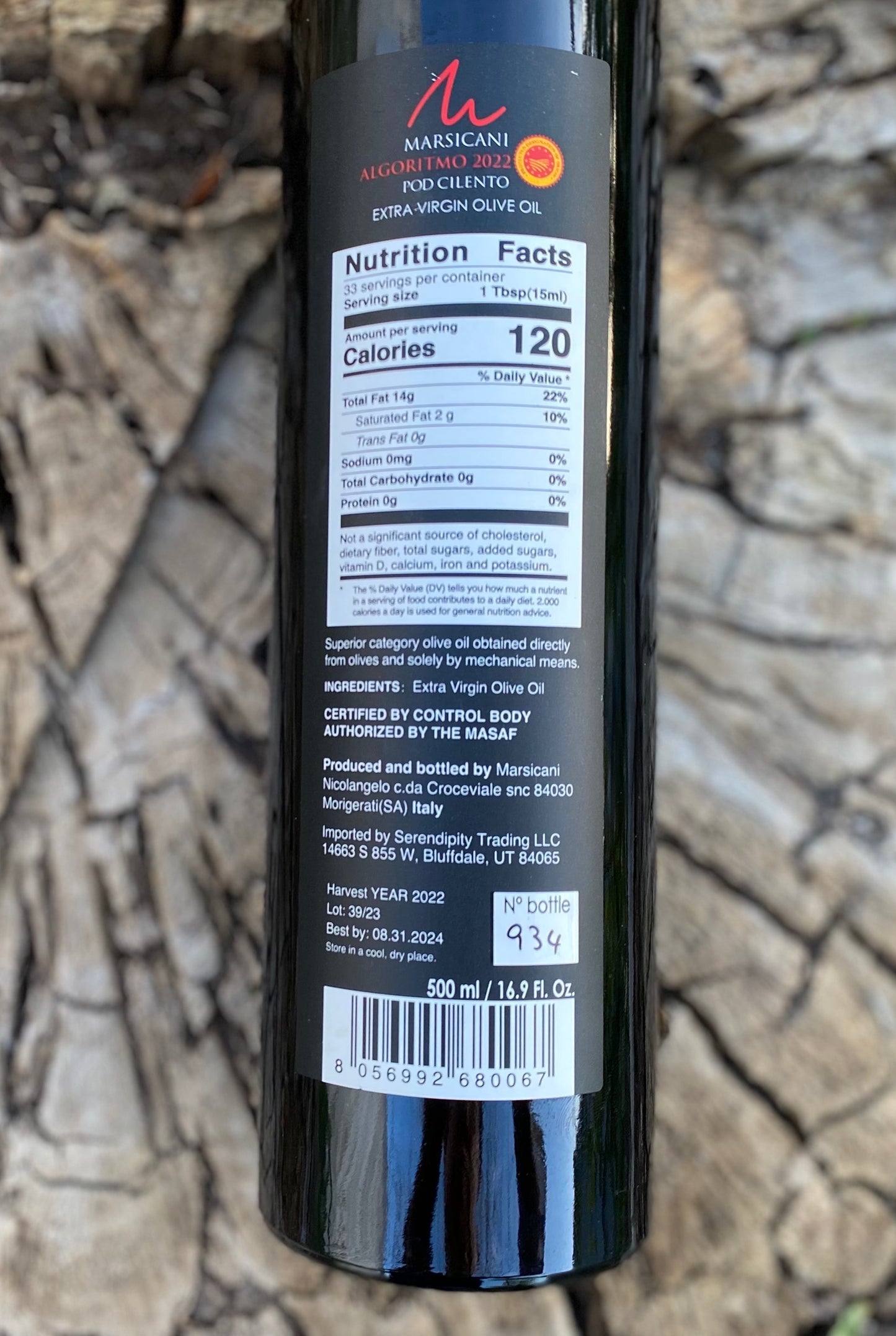 2. "ALGORITMO" Extra Virgin  Olive Oil（Red Label）500ml